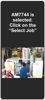 AM7744 is selected. Click on the Select Job